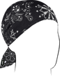 ZAN HEADGEAR Flydanna® Micro-Mesh Polyester Headwrap - Black Paisley ZM001