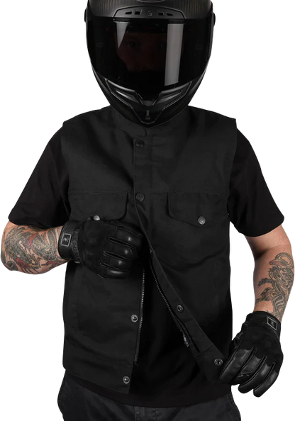 THRASHIN SUPPLY CO. Nightrider v2 Riding Vest - Black - XL TMJ-12-11