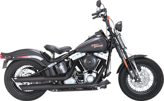 VANCE & HINES 3" Twin Slash Slip-On Mufflers - Black 46341