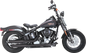 VANCE & HINES 3" Twin Slash Slip-On Mufflers - Black 46341