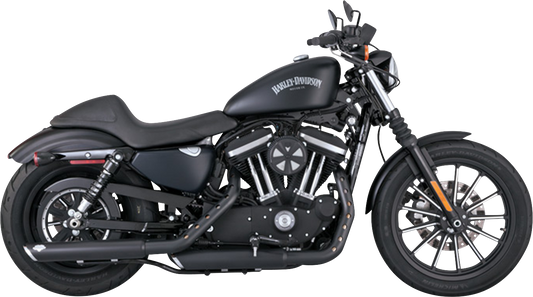 VANCE & HINES 3" Twin Slash Slip-On Mufflers - Black 46361