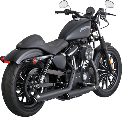 VANCE & HINES 3" Twin Slash Slip-On Mufflers - Black 46361