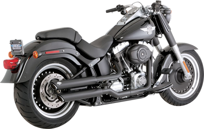 VANCE & HINES 3" Twin Slash Slip-On Mufflers - Black 46343