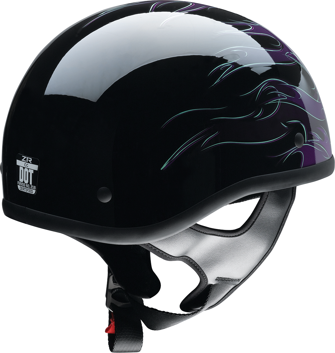 Z1R CC Beanie Helmet - Hellfire - Purple - XS 0103-1338