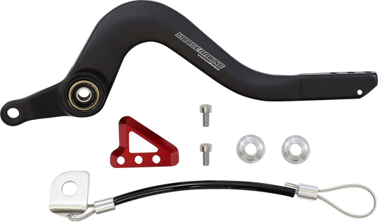 MOOSE OFFROAD Brake Pedal - Red - Gas Gas 82-0605-21-10