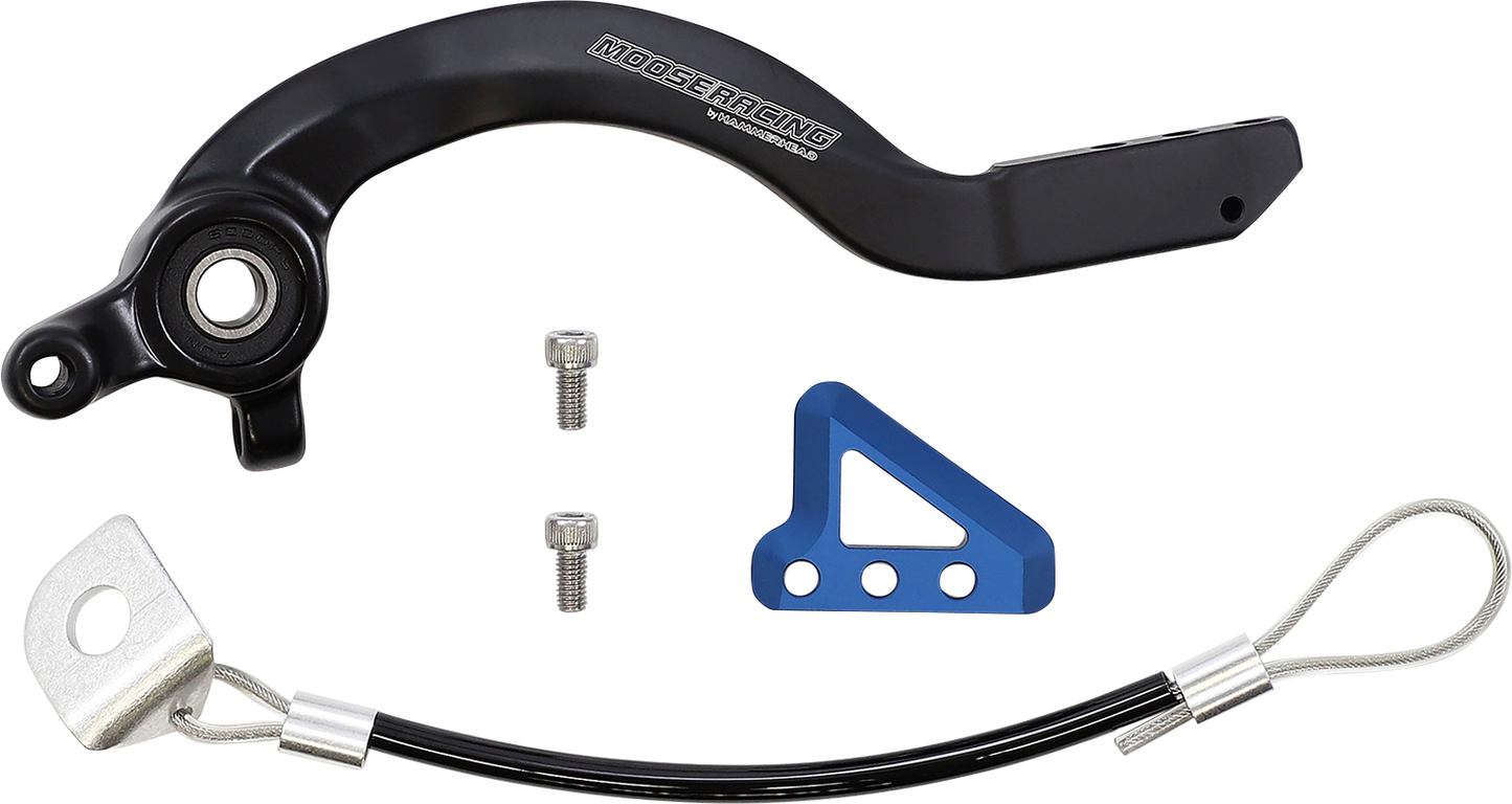 MOOSE OFFROAD Brake Pedal - Blue - Husqvarna 82-0761-21-20