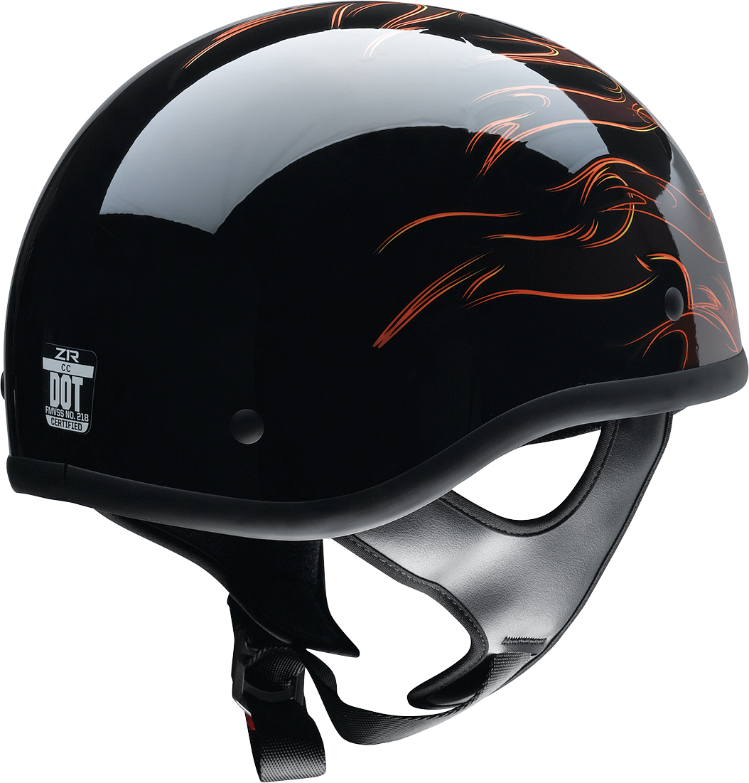 Z1R CC Beanie Helmet - Hellfire - Orange - Large 0103-1348