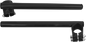 EMGO 7/8" Steel Clip-On Handlebar - 35 mm - Black 23-93122