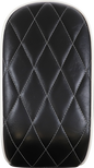 LE PERA Bare Bones Pillion Pad - White Diamond - Black - FL/FX '18-'24 LY-007PDMWTP