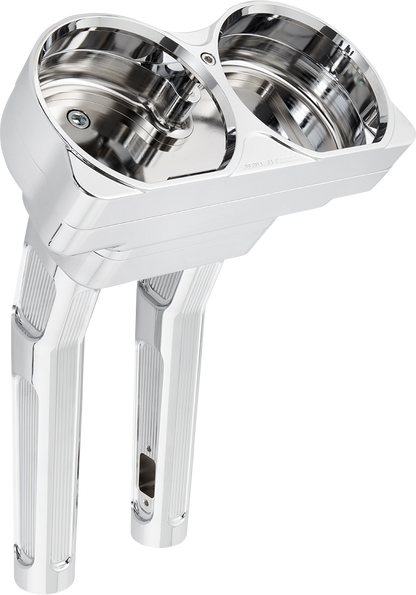 ARLEN NESS Method Kickback Handlebar Riser - 10" - Chrome 520-033