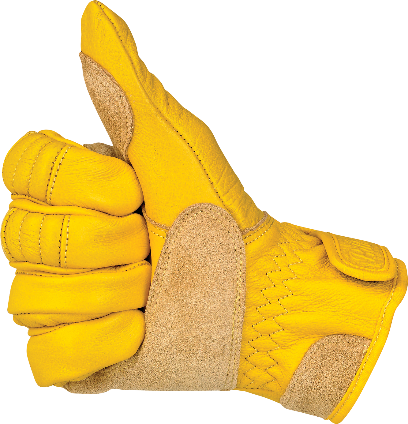 BILTWELL Work 2.0 Gloves - Gold - Small 1510-0707-002