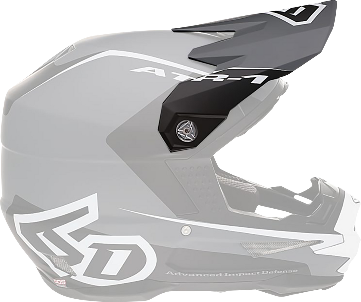 6D HELMETS ATR-1 Visor - Stealth - White 72-3732