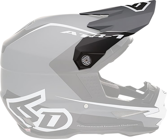 6D HELMETS ATR-1 Visor - Stealth - White 72-3732