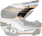 6D HELMETS ATR-2 Visor - Phase - White Orange 72-6100