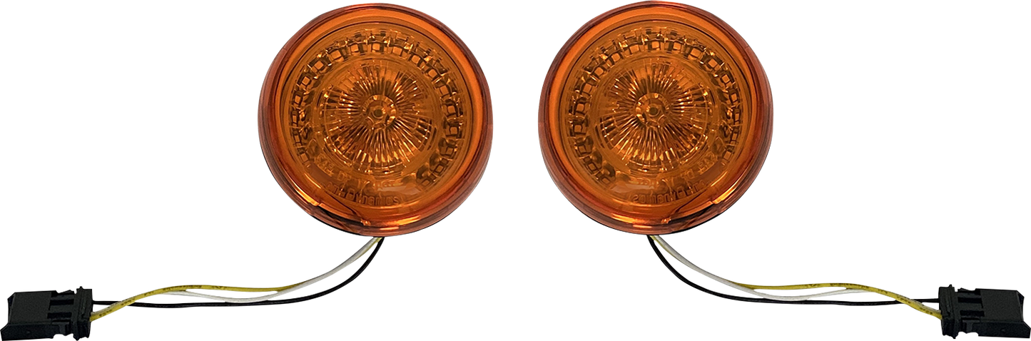 CUSTOM DYNAMICS Turn Signal - Amber Lens - CVO PB-AA-JAE-A