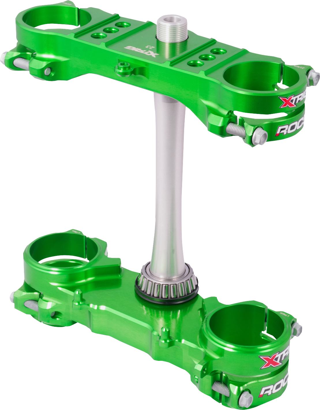 XTRIG Triple Clamp 23 mm Kawasaki Part 501330401201 – Lightweight and Secure Fork Mounting