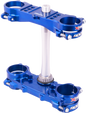 XTRIG Triple Clamp for Yamaha 501330801401 - 22 mm Bar Mount, Blue