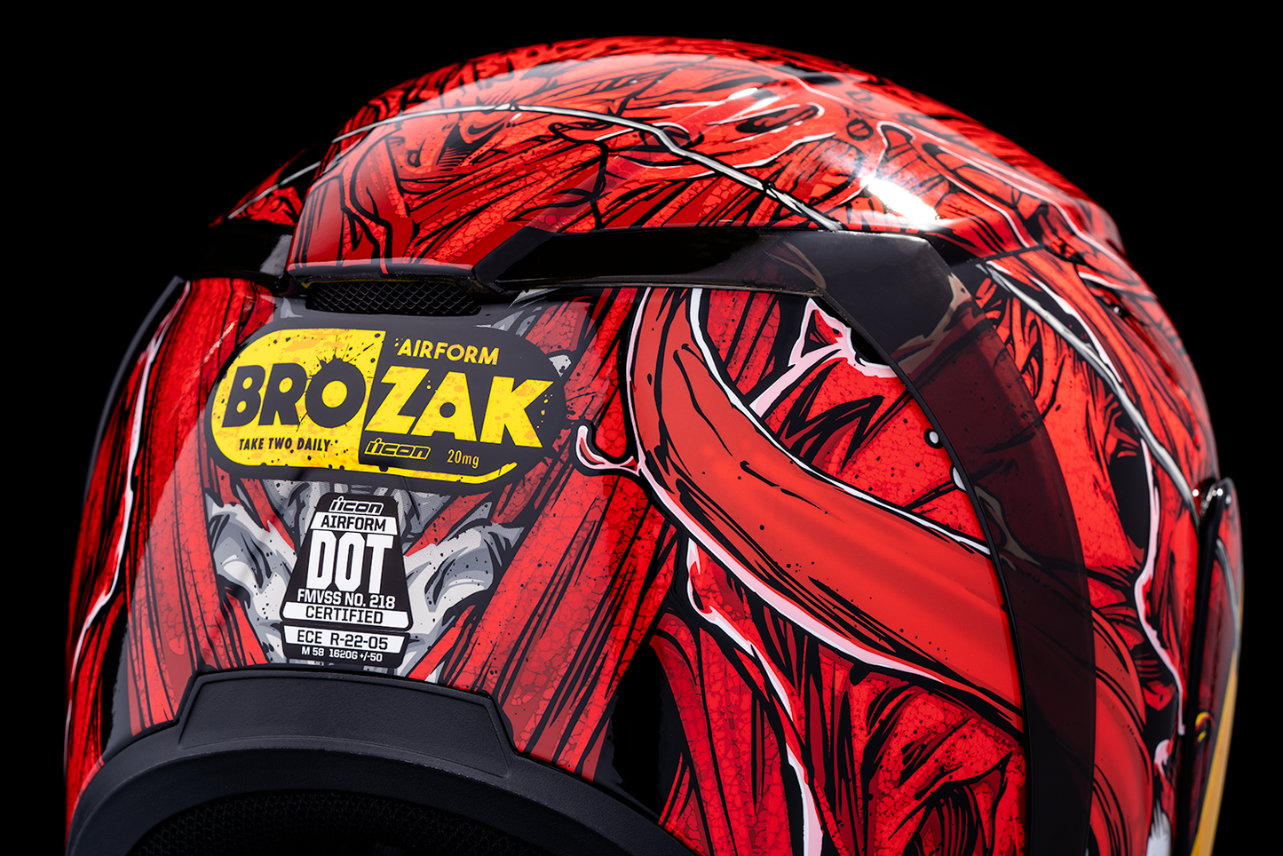 ICON Airform™ Helmet - MIPS® - Brozak - Red - Small 0101-14938