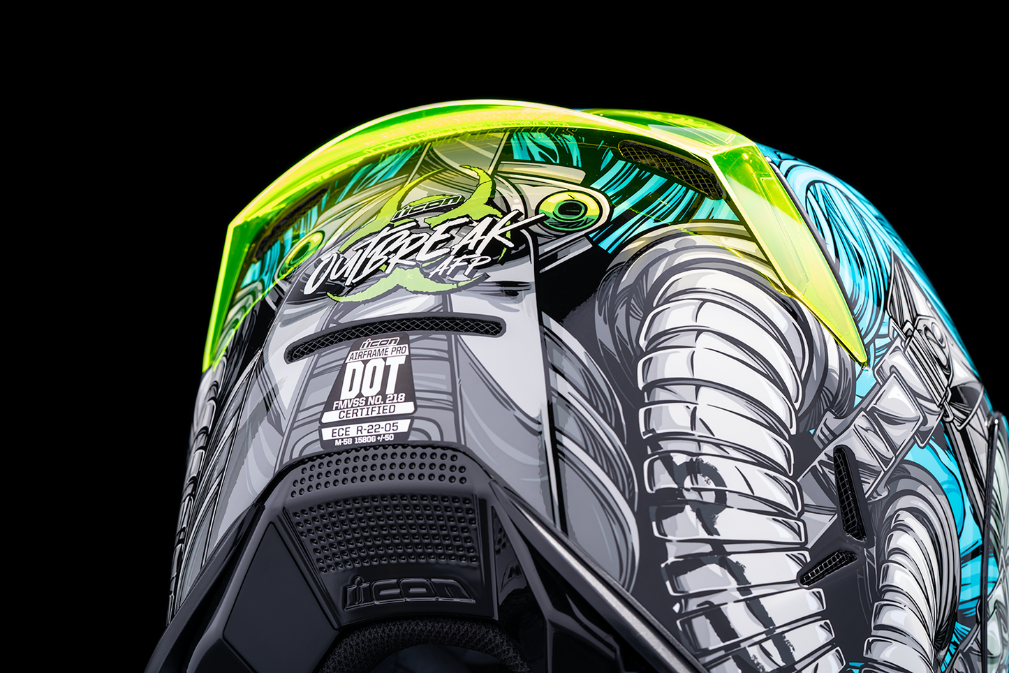 ICON Airframe Pro™ Helmet - Outbreak - Blue - XS 0101-14944