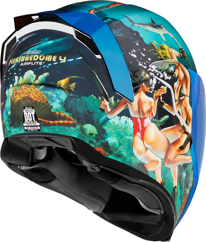 ICON Airflite™ Helmet - Pleasuredome 4 - Blue - XS 0101-15000