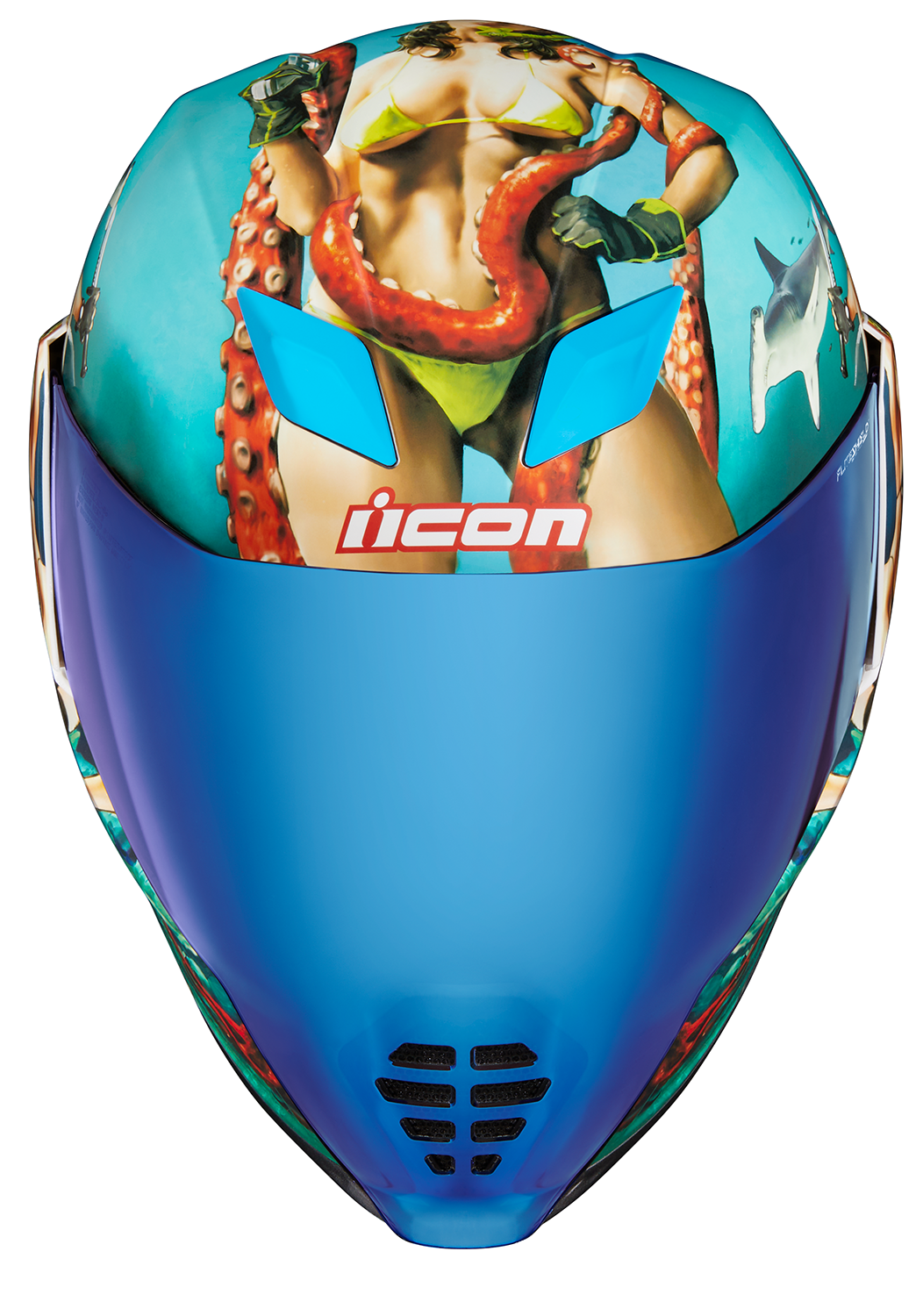 ICON Airflite™ Helmet - Pleasuredome 4 - Blue - XS 0101-15000