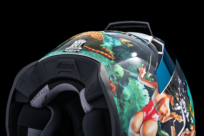 ICON Airflite™ Helmet - Pleasuredome 4 - Blue - XS 0101-15000
