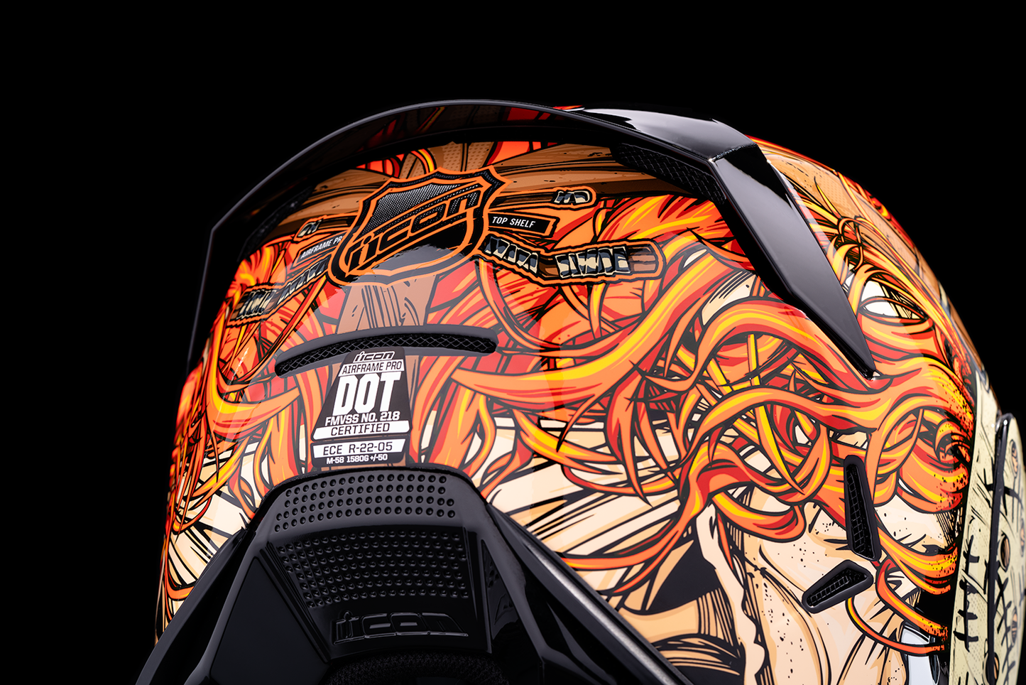 ICON Airframe Pro™ Helmet - Topshelf - Red - 3XL 0101-15077