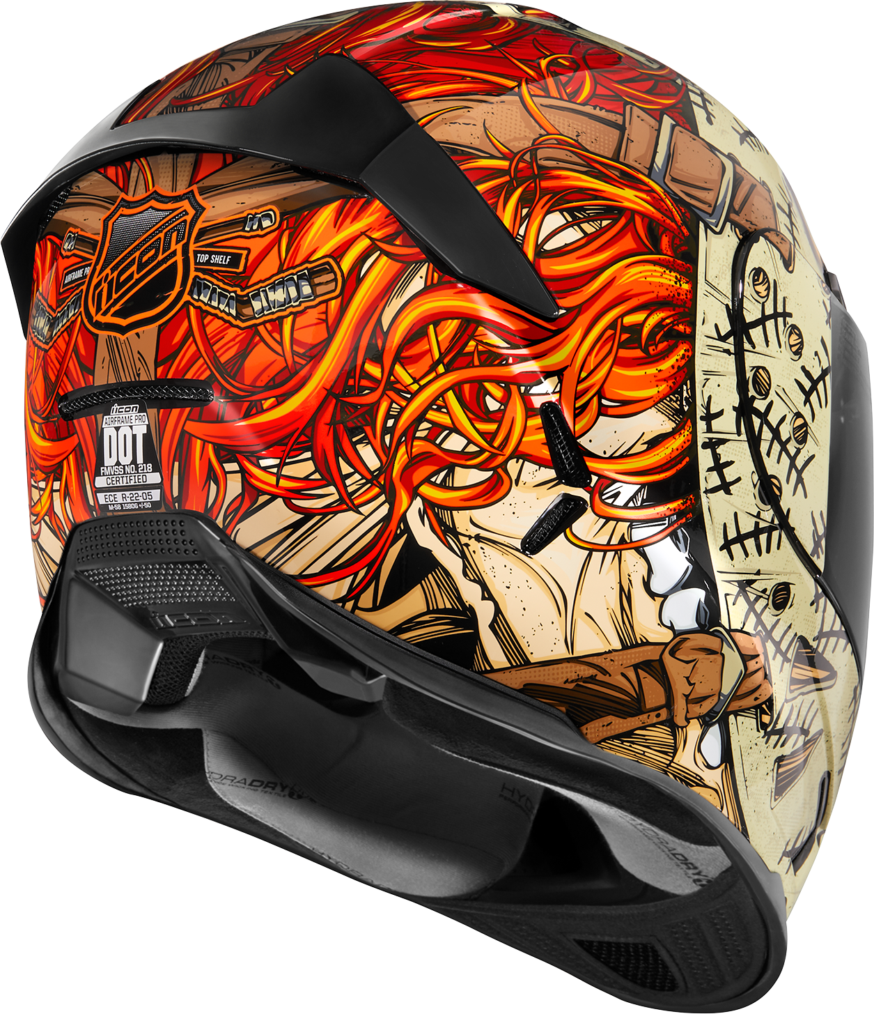 ICON Airframe Pro™ Helmet - Topshelf - Red - 2XL 0101-15076