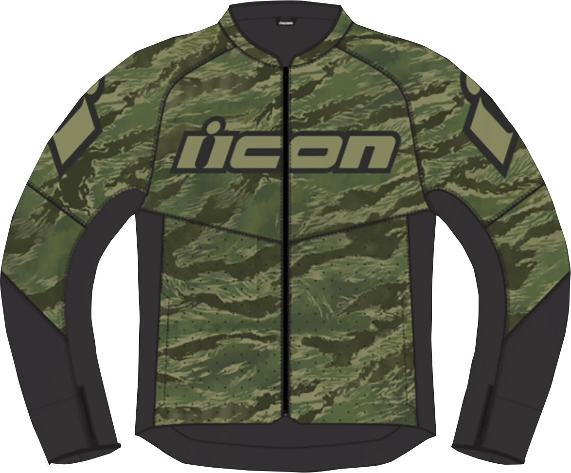 ICON Hooligan CE Tigersblood™ Jacket - Green - XL 2820-6155
