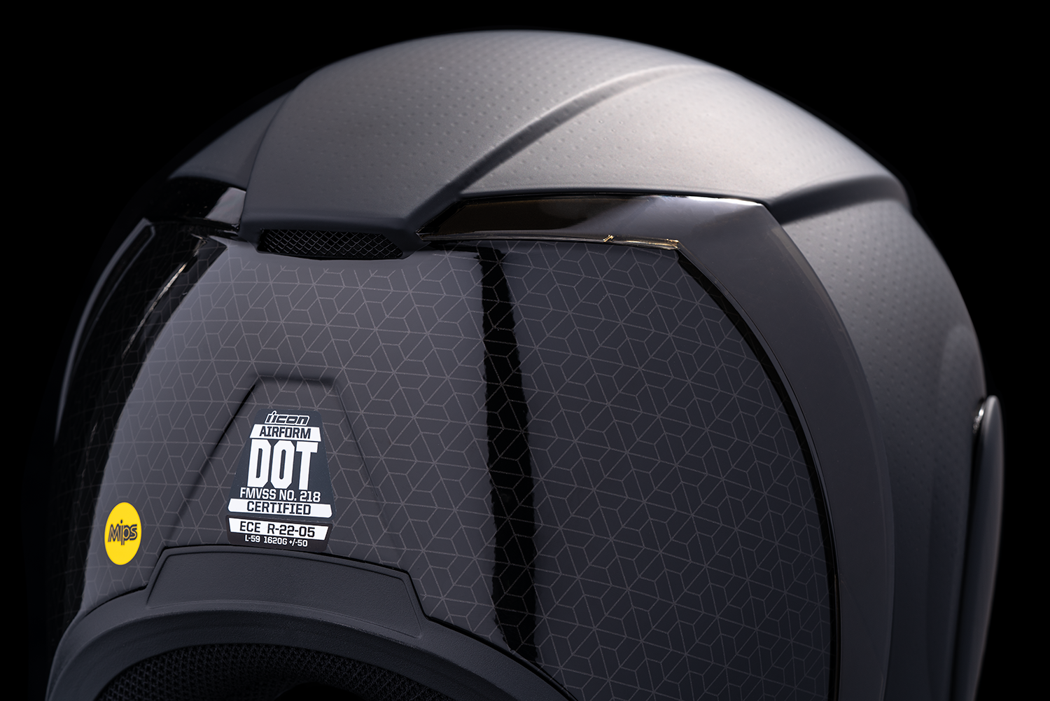 ICON Airform™ Helmet - Dark - Rubatone - XL 0101-15453