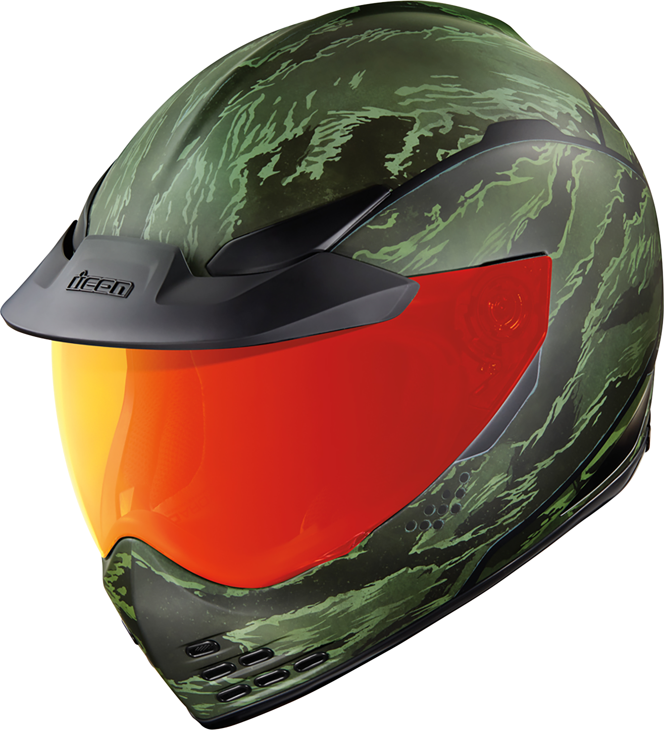ICON Domain™ Helmet - Tiger's Blood - Green - XL 0101-14927