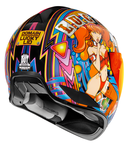 ICON Domain™ Helmet - Lucky Lid 4 - Red - Small 0101-14952