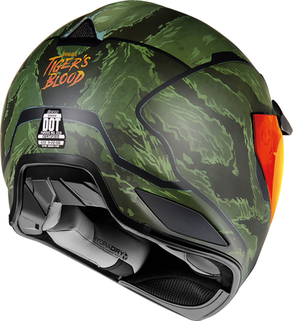 ICON Domain™ Helmet - Tiger's Blood - Green - Large 0101-14926