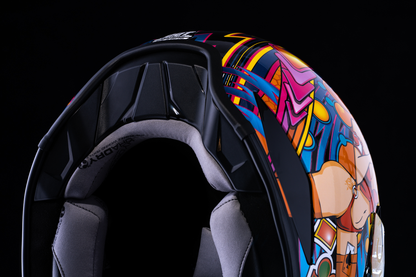 ICON Domain™ Helmet - Lucky Lid 4 - Red - XS 0101-14951