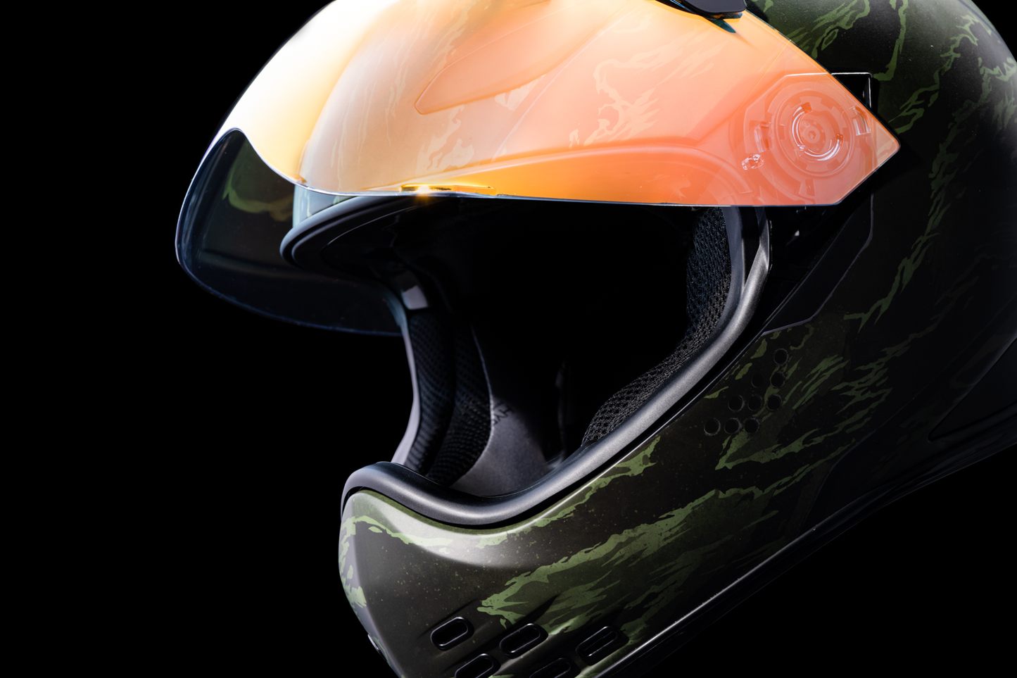 ICON Domain™ Helmet - Tiger's Blood - Green - XL 0101-14927