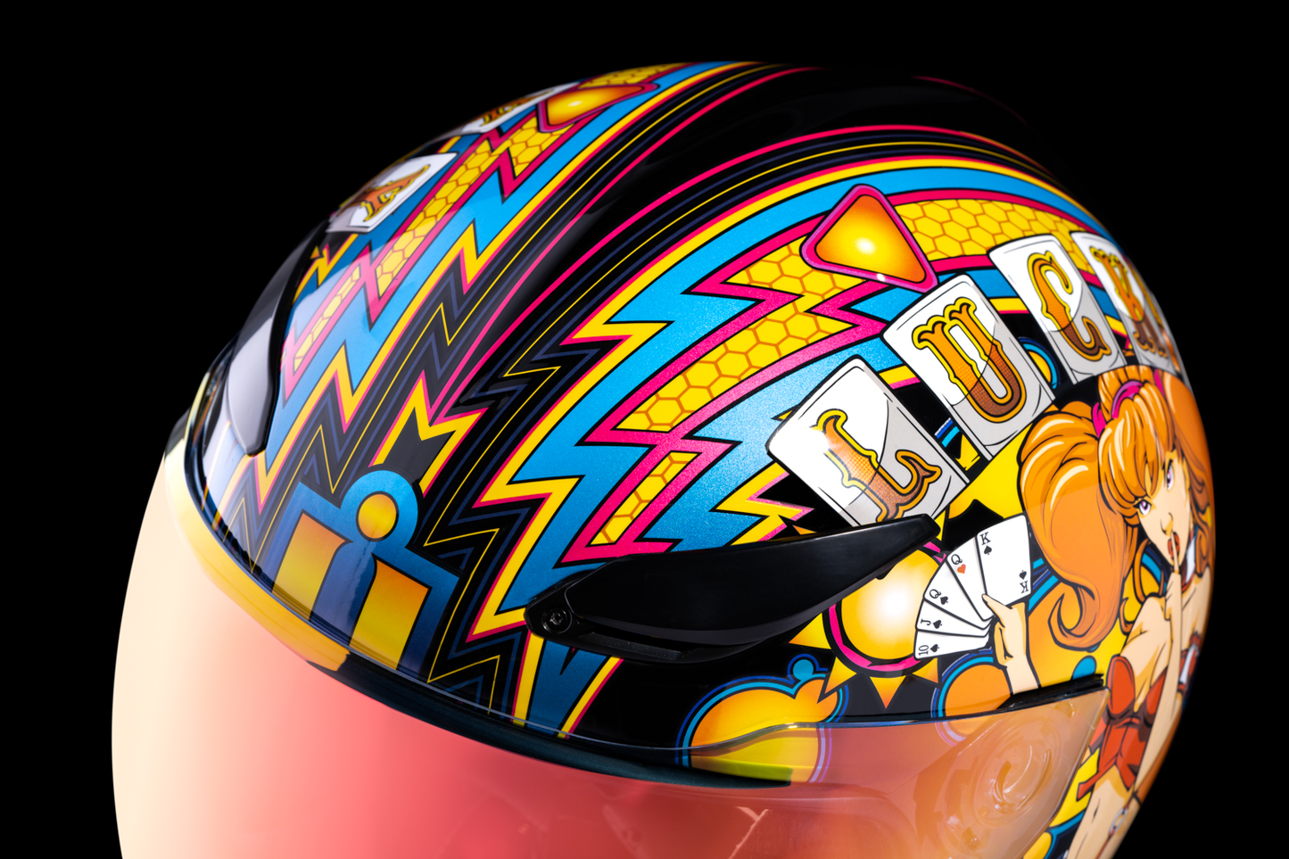 ICON Domain™ Helmet - Lucky Lid 4 - Red - 3XL 0101-14957