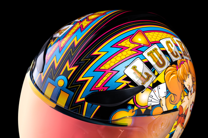ICON Domain™ Helmet - Lucky Lid 4 - Red - Medium 0101-14953