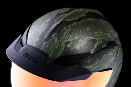 ICON Domain™ Helmet - Tiger's Blood - Green - 2XL 0101-14928
