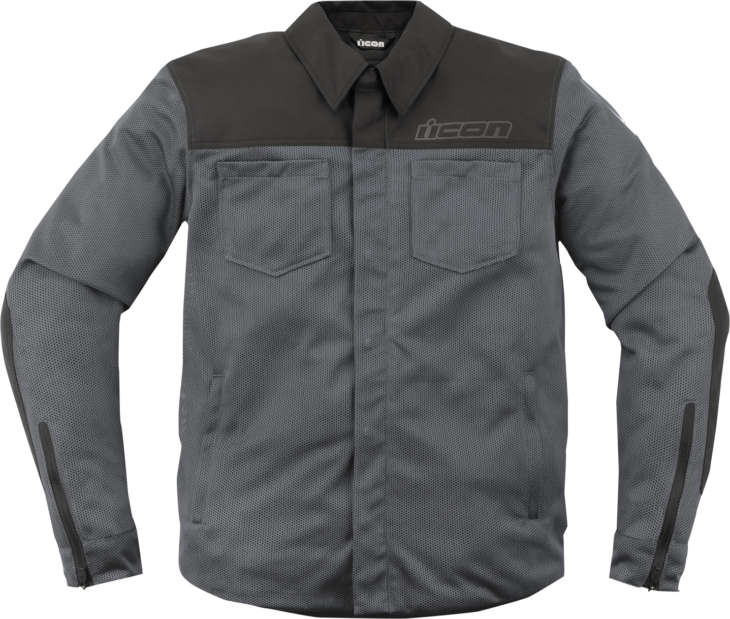 ICON Upstate Mesh CE™ Jacket - Gray - Medium 2820-6224