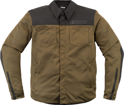 ICON Upstate Mesh CE™ Jacket - Green - Medium 2820-6230
