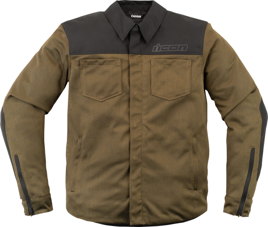 ICON Upstate Mesh CE™ Jacket - Green - Medium 2820-6230