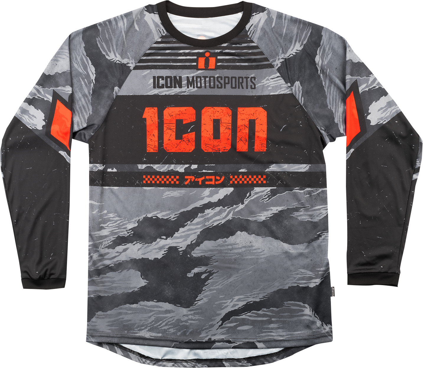 ICON Tiger’s Blood Jersey - Gray Camo - Medium 2824-0092