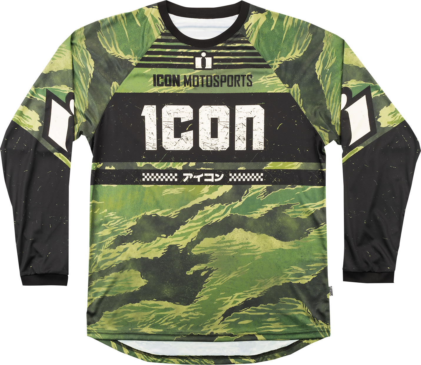 ICON Tiger’s Blood Jersey - Green Camo - Large 2824-0086