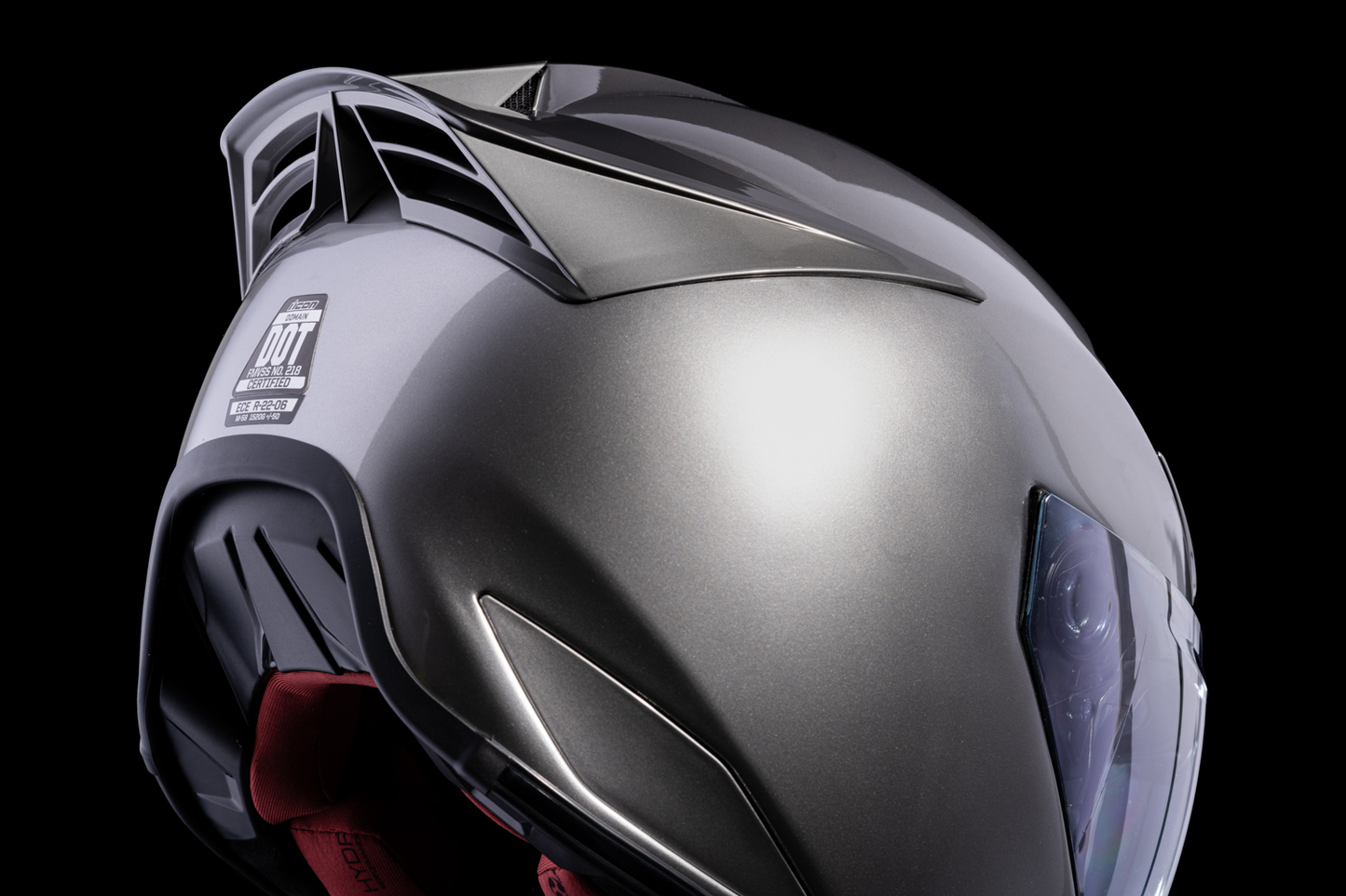 ICON Domain™ Helmet - Cornelius - Silver - XL 0101-14976