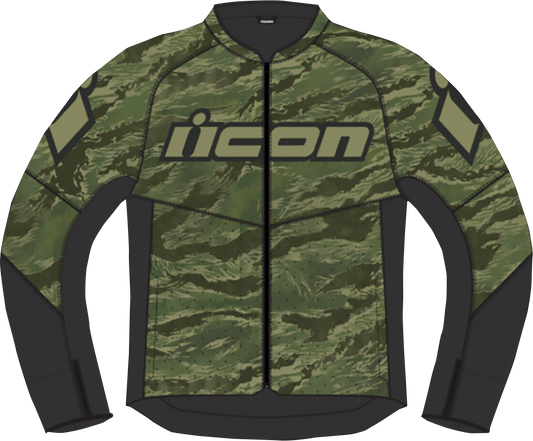 ICON Hooligan CE Tigersblood™ Jacket - Green - Small 2820-6152