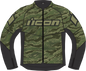 ICON Hooligan CE Tigersblood™ Jacket - Green - Large 2820-6154