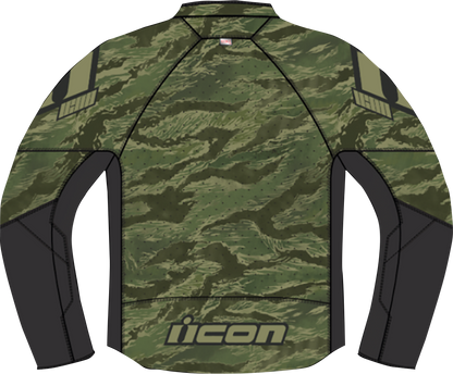 ICON Hooligan CE Tigersblood™ Jacket - Green - Small 2820-6152