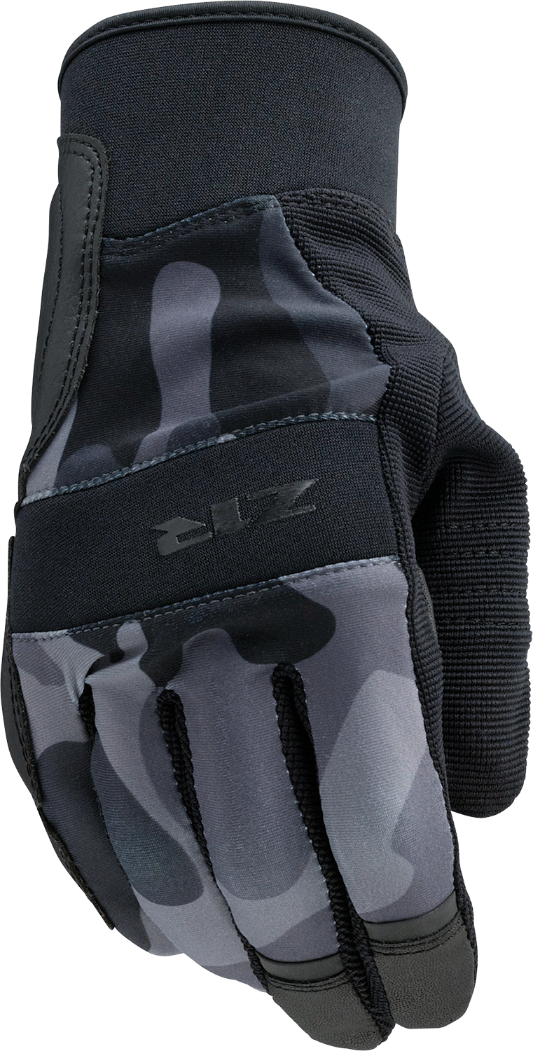 Z1R Billet Gloves - Camo Black/Gray - Small 3330-7560