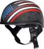 Z1R CC Beanie Helmet - Justice - Black/Red/White/Blue - Large 0103-1406