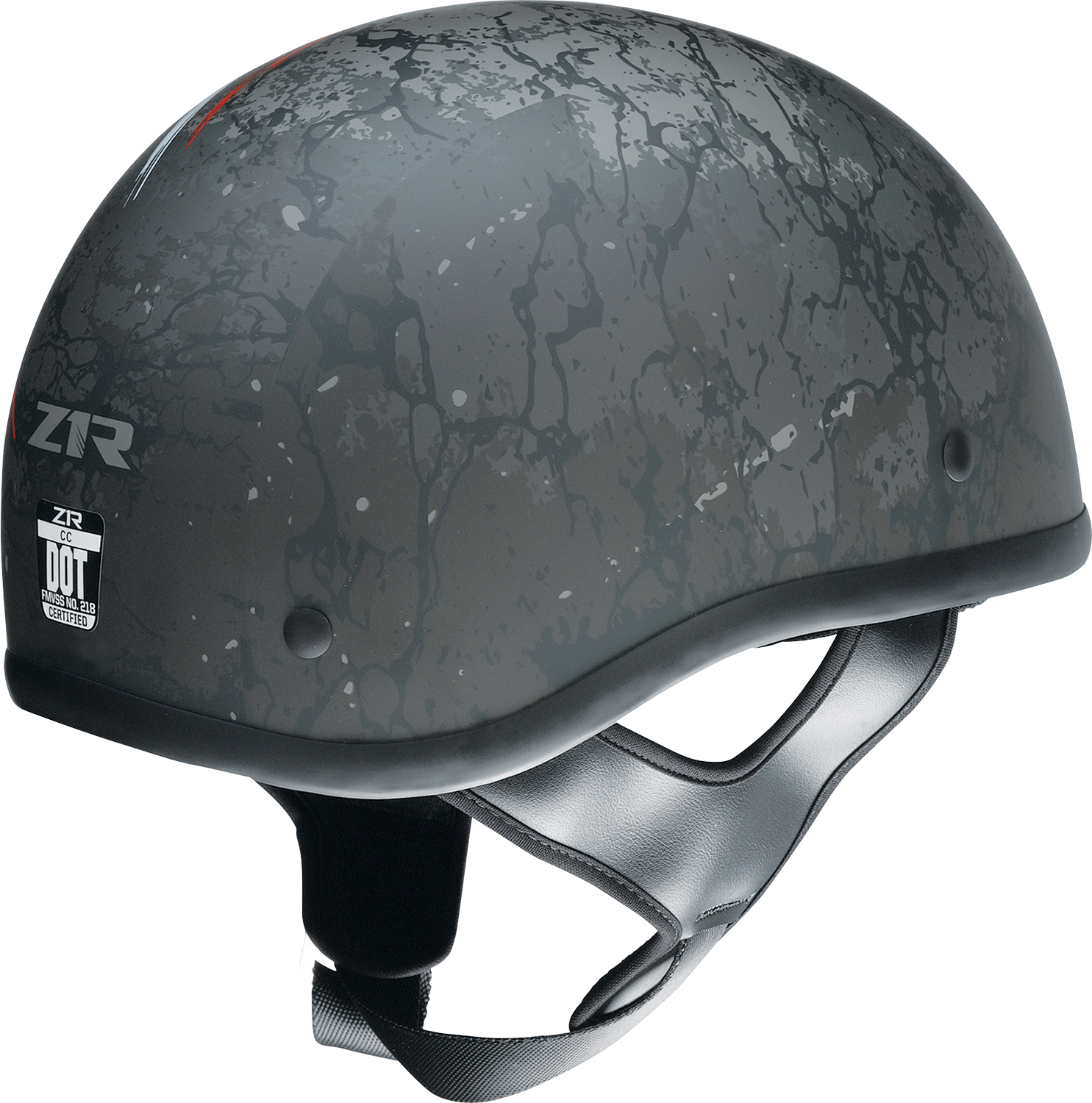 Z1R CC Beanie Helmet - Justice - Black/Red/White/Blue - Large 0103-1406